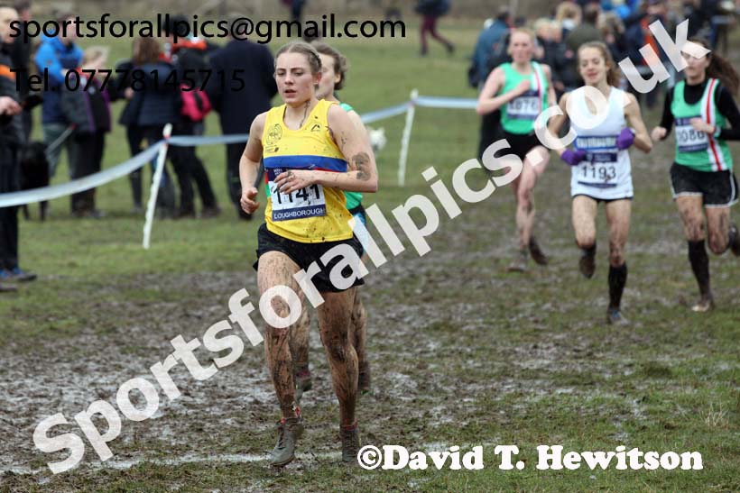 Senior womens 2018 British Inter Counties Cross Country Champs., Prestwold Hall, Loughborough. Photo: David T. Hewitson/Sports for All Pics